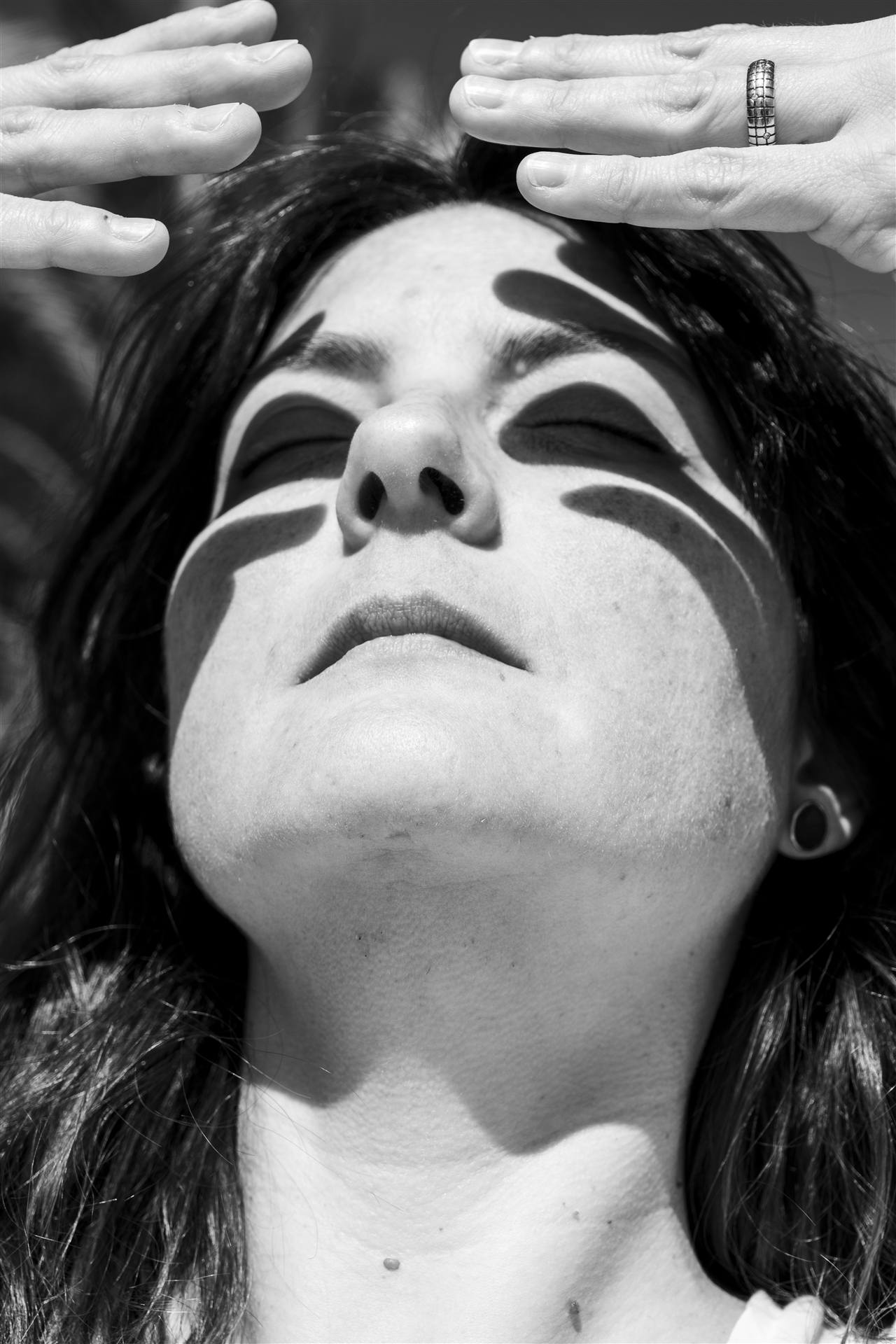 Ritratto creativo bianco e nero