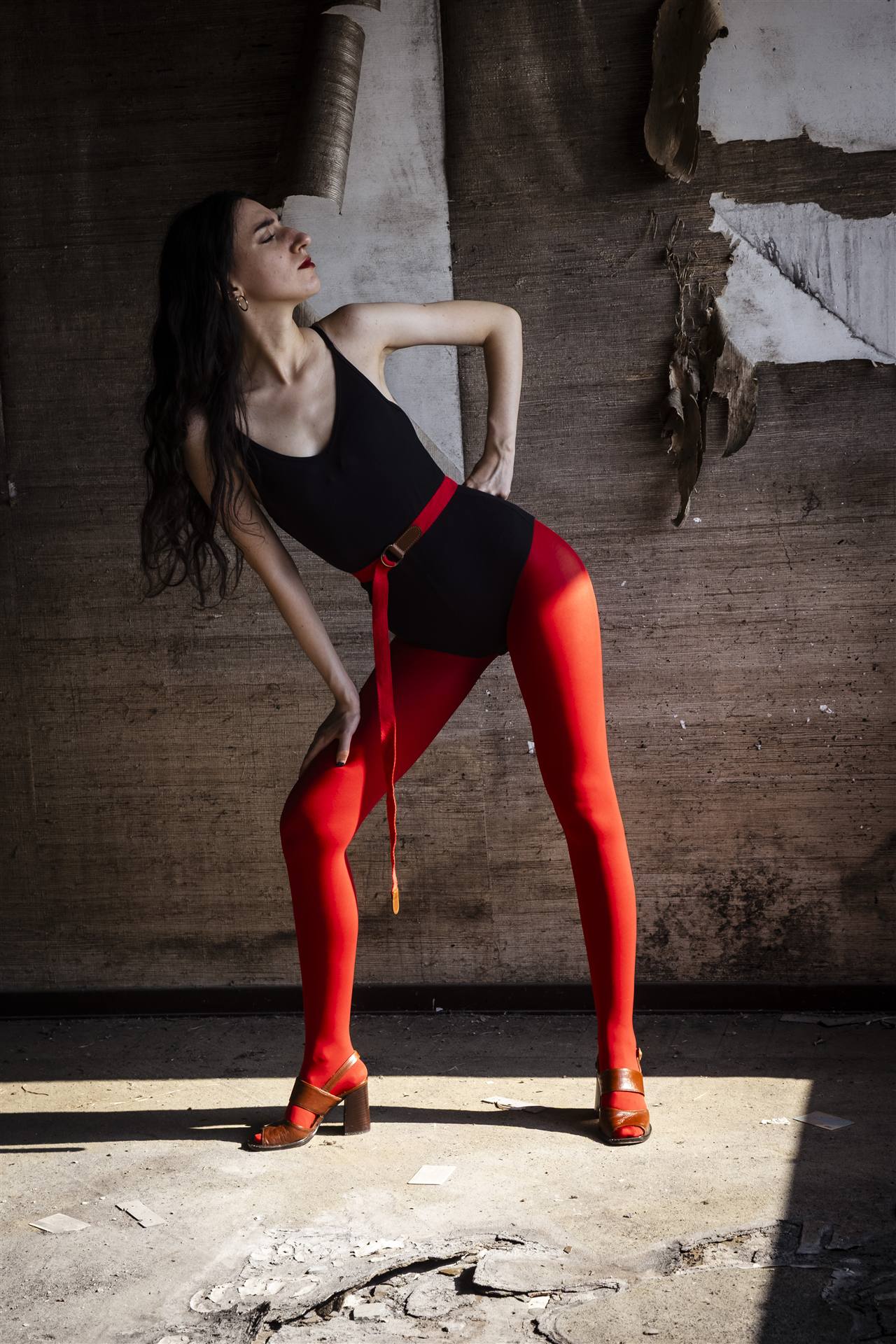 Shooting moda editoriale in studio